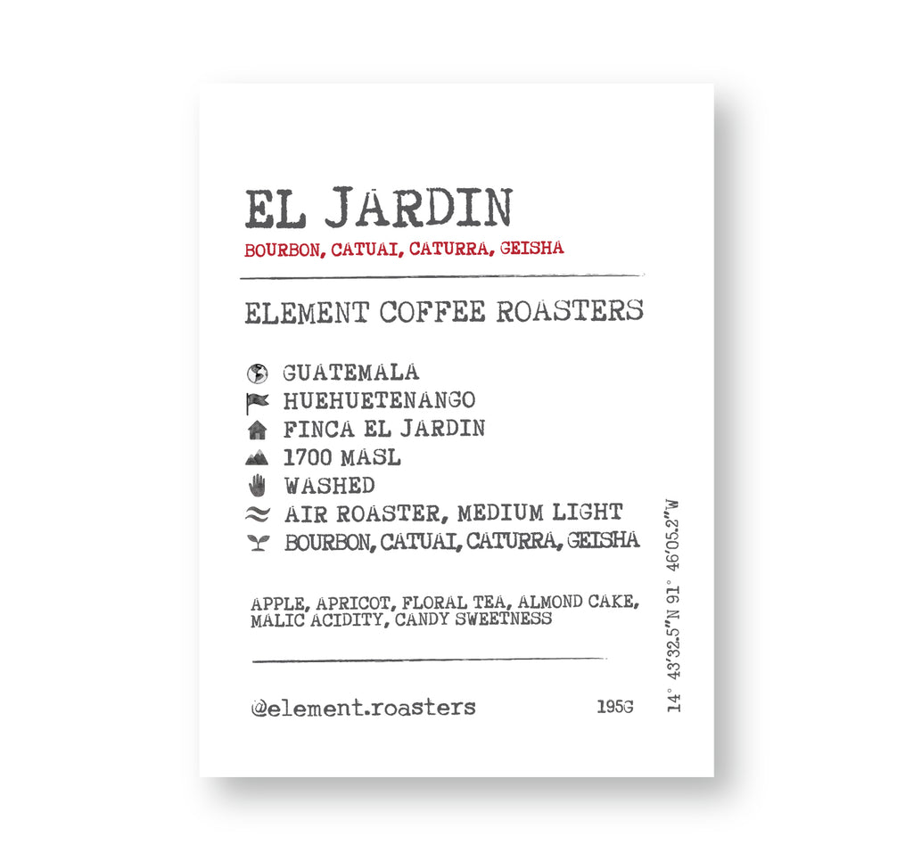 [B]  Guatemala El Jardin Washed
