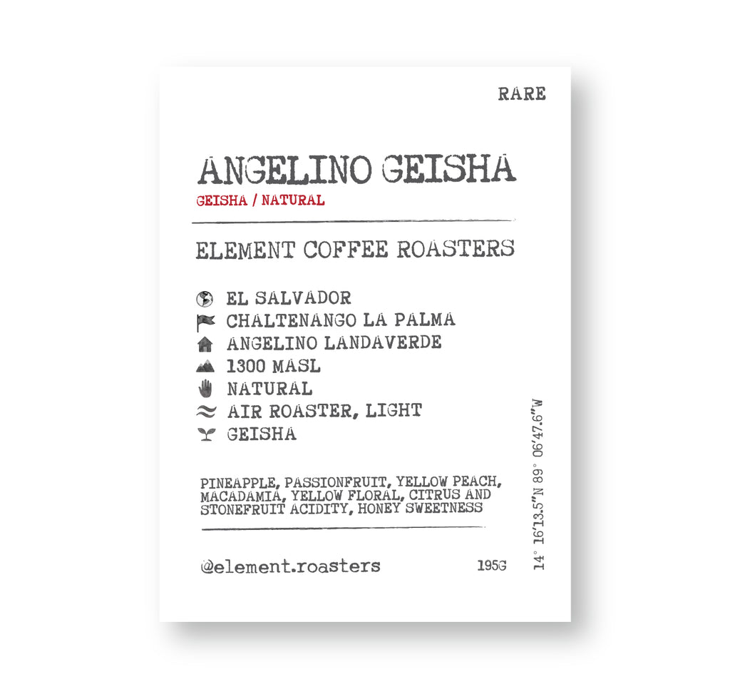 [G]  El Salvador Angelino Geisha Natural