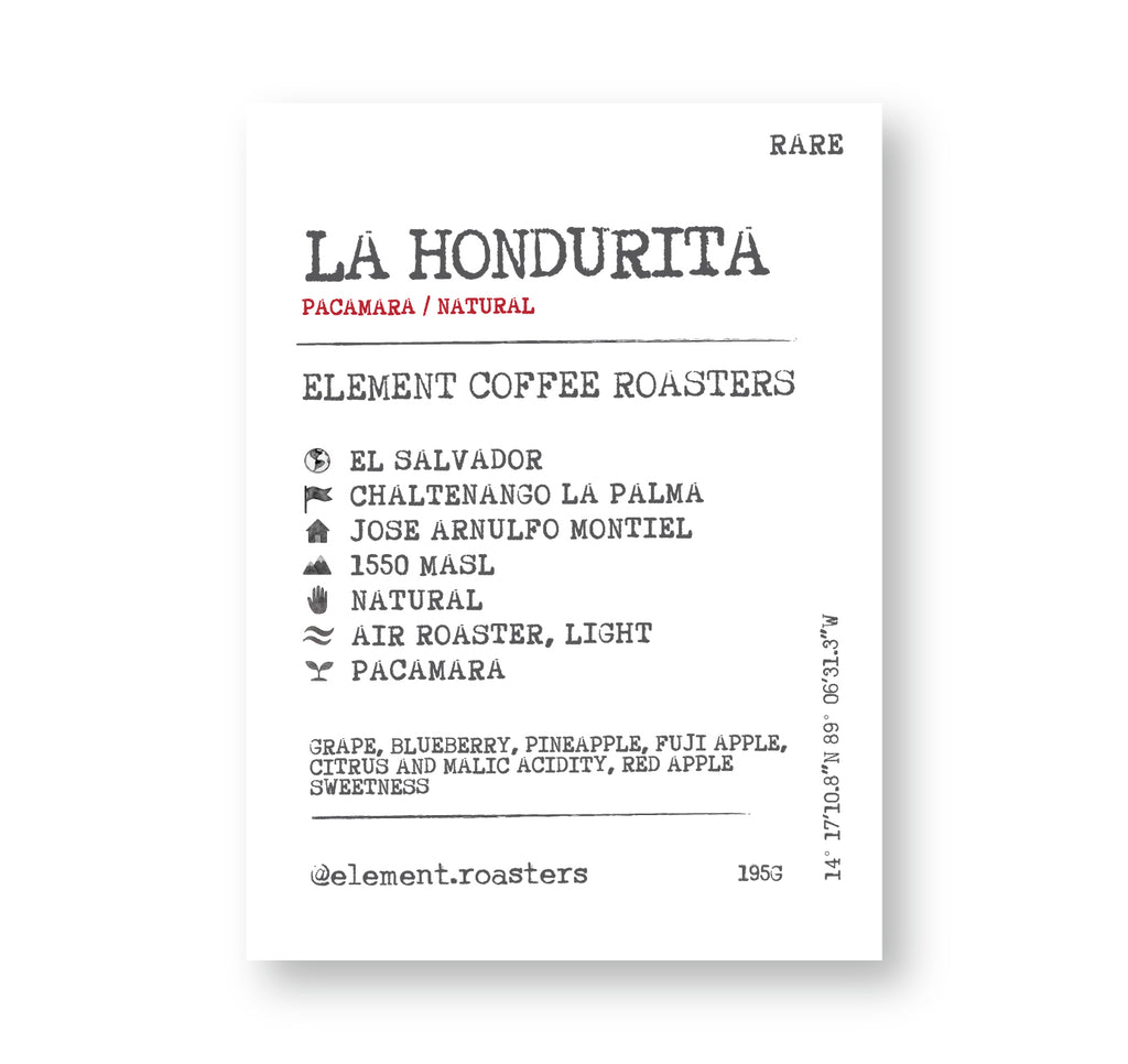 [F] El Salvador La Hondurita Pacamara Natural